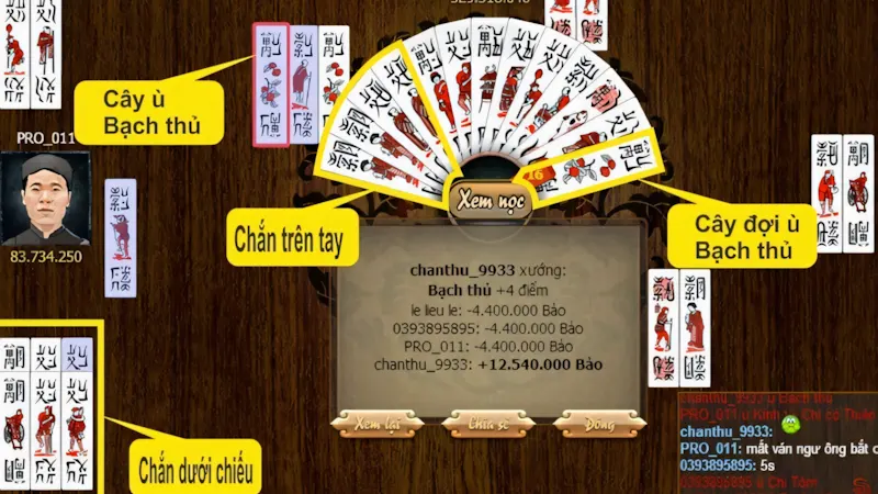 Một số lưu ý khi nhớ quân bài chắn